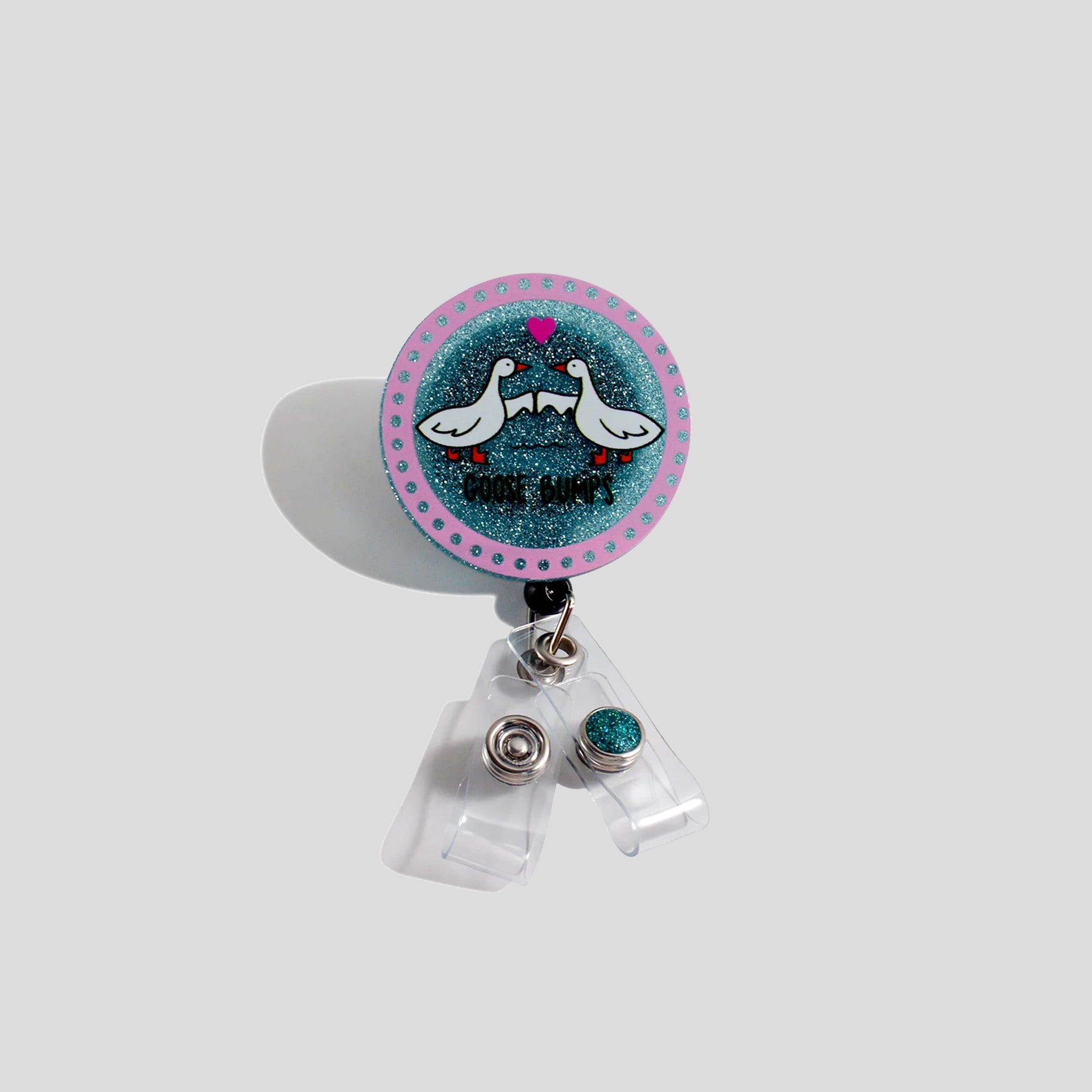 Goose Bumps Acrylic Badge Holder