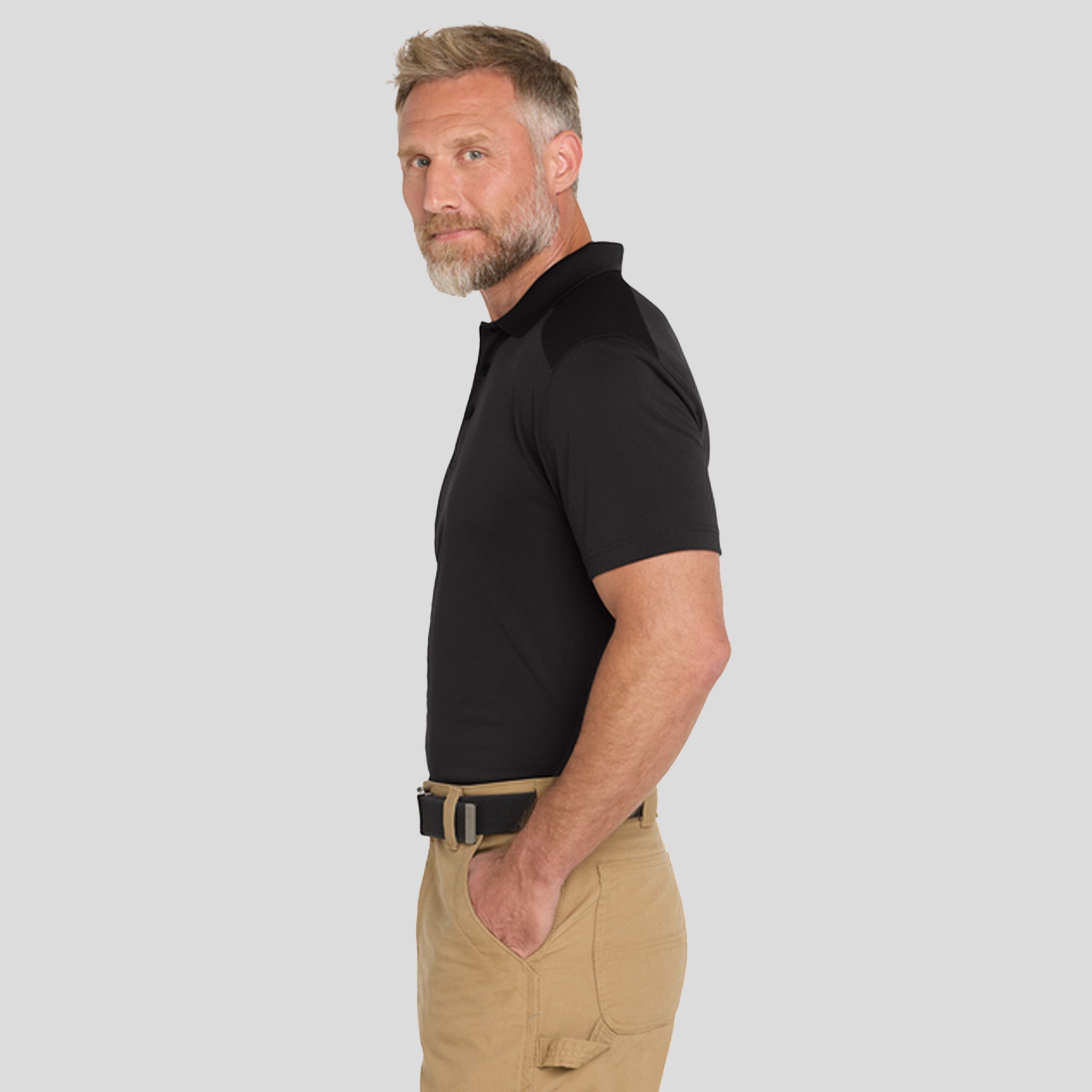 Men's Select Lightweight Snag-Proof Polo | Black