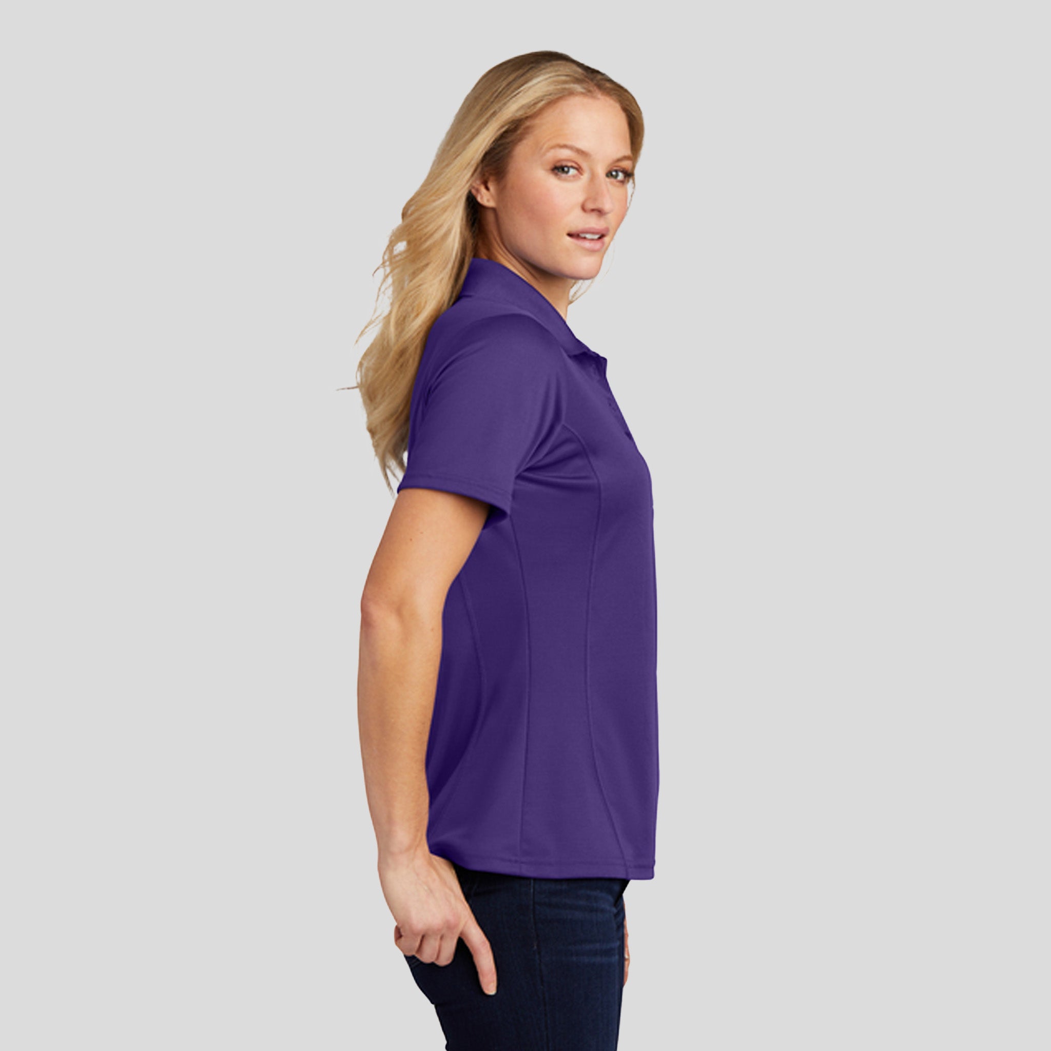 Women's Dry Zoneยฎ Raglan Accent Polo | Purple