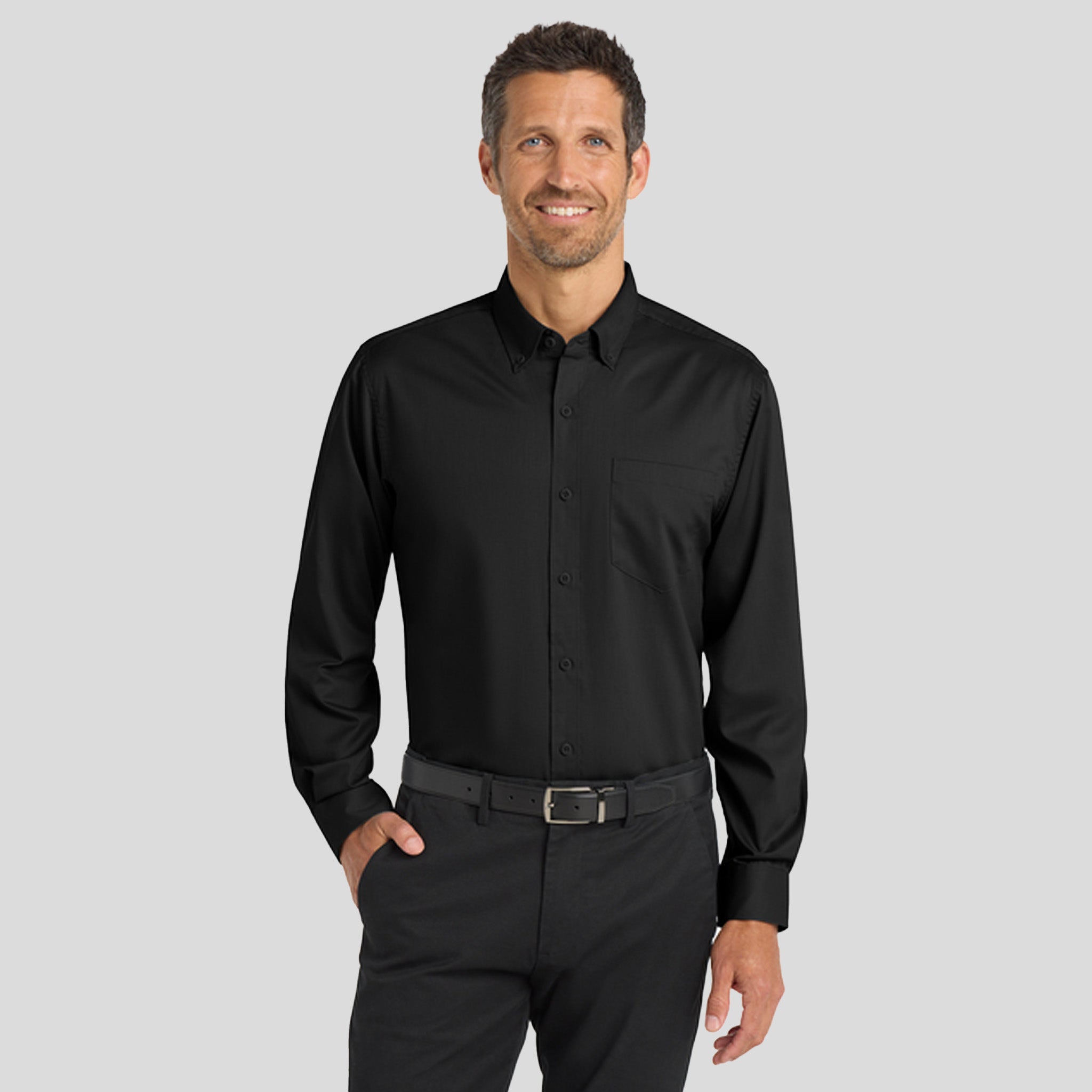 SuperProβ’ Twill Shirt | Black