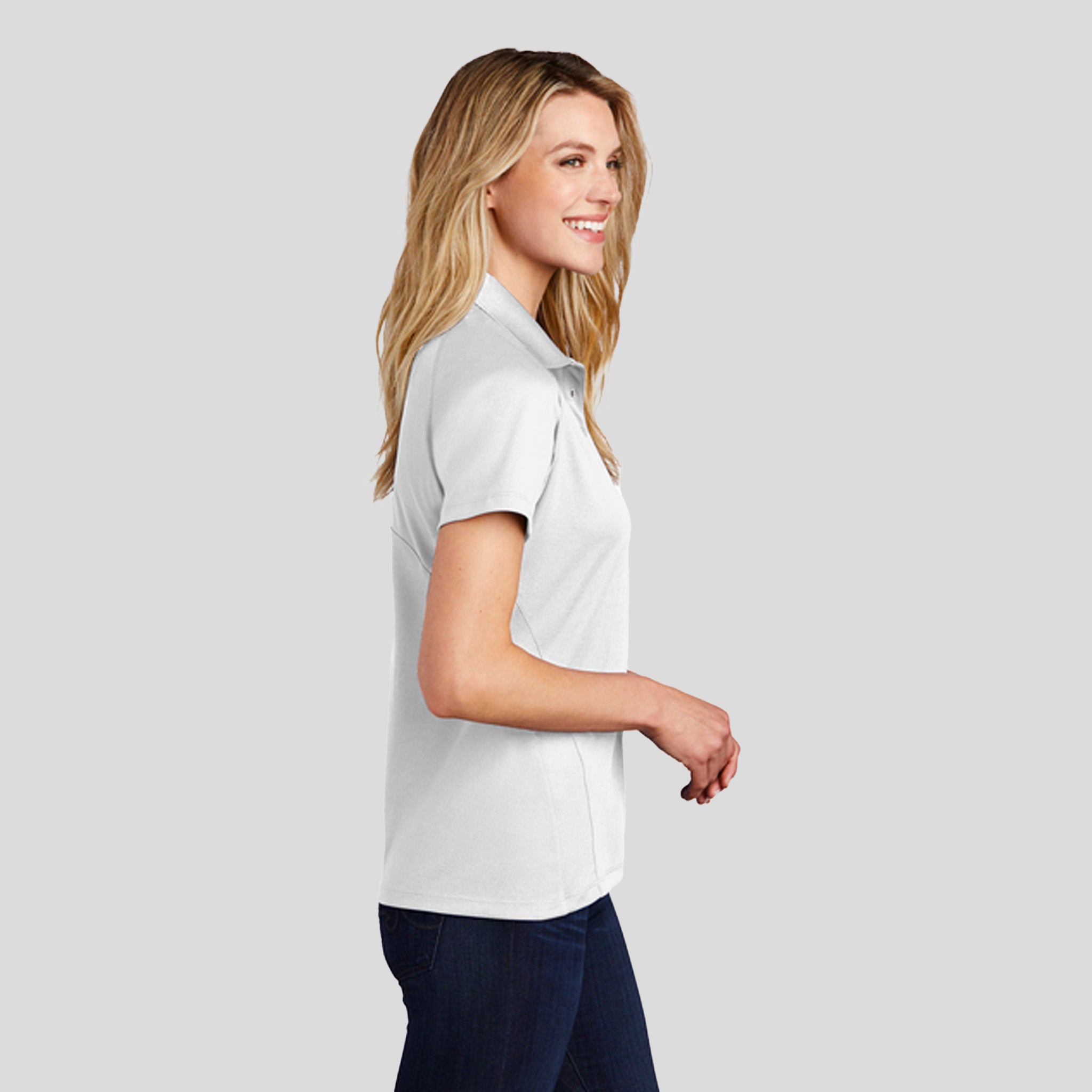 Women's Dri-Meshยฎ Pro Polo | White