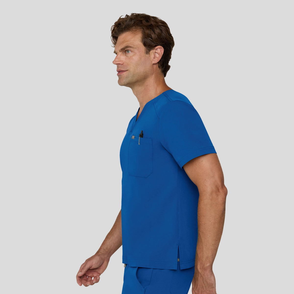 Tempo Men's 1 Pocket V-Neck Top | Royal