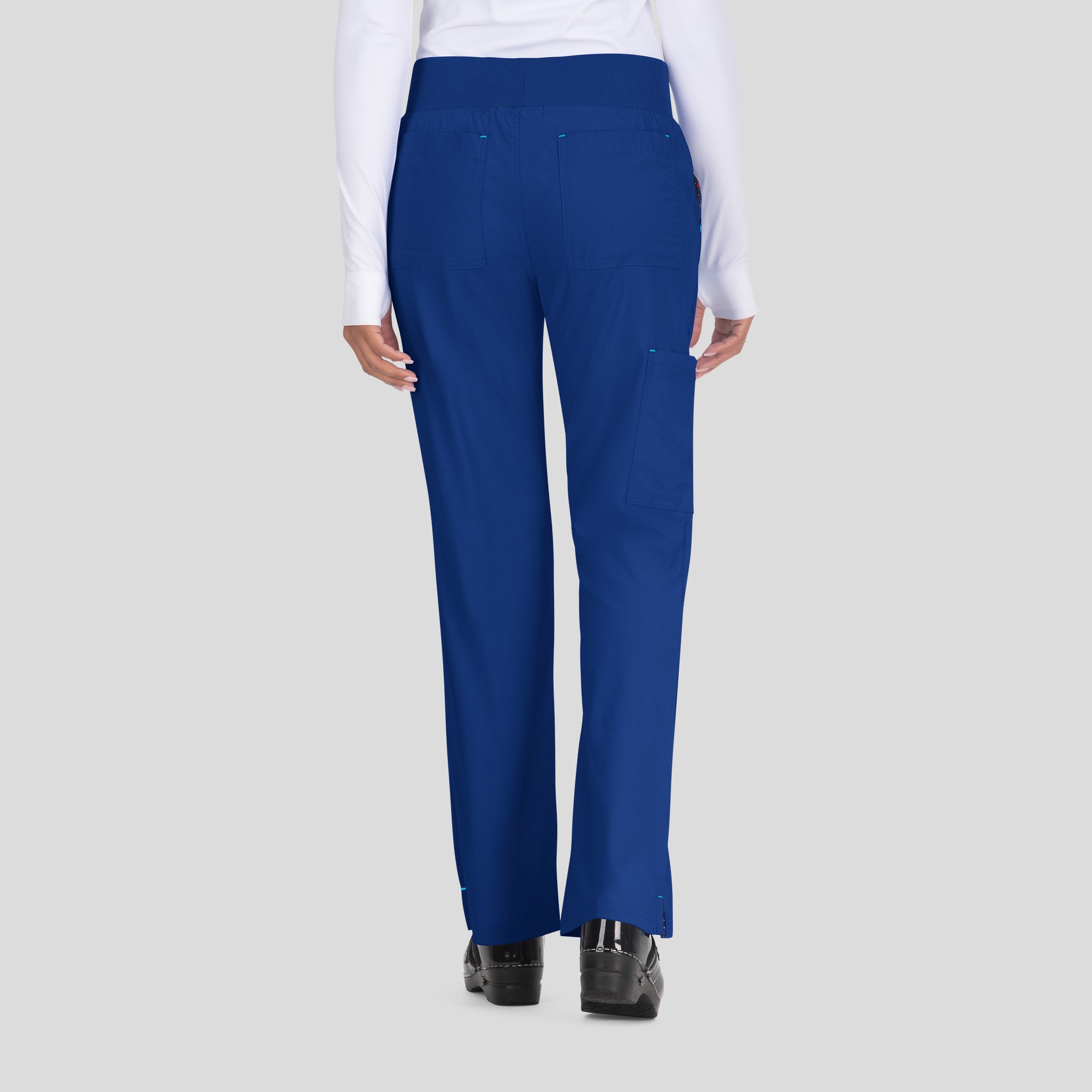 Laurie Women's 6-Pocket Yoga-Style Scrub Pants | Galaxy
